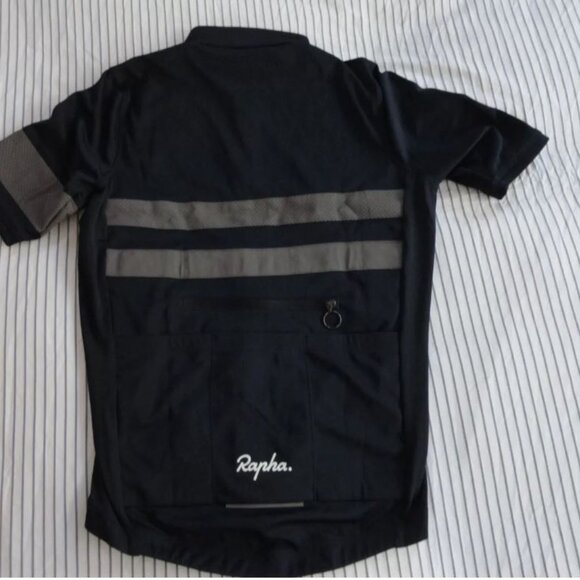 Rapha Lightweight Brevet Short Sleeve Silver stripe Mens Small Women Medium - Picture 5 of 9